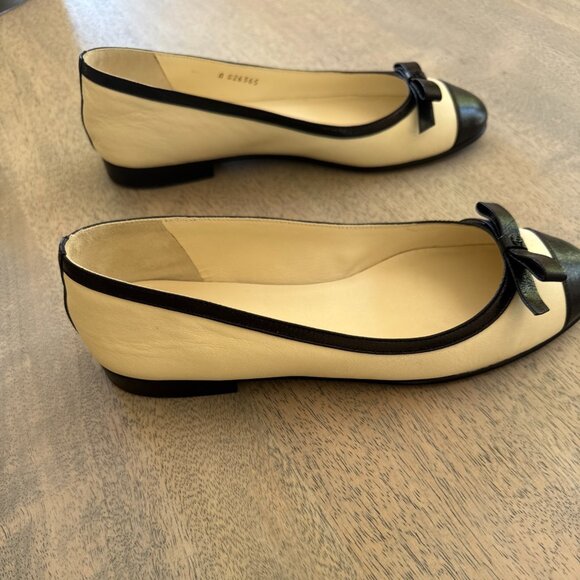 Chanel Lambskin Cap Toe Ballet Flat - Picture 11 of 12